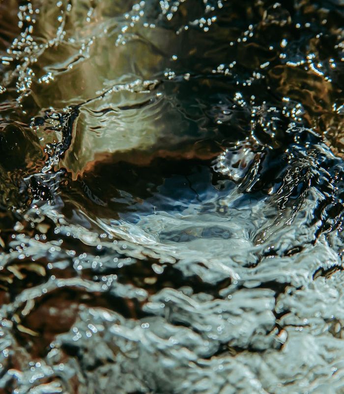 Abstract blue smooth waves representing body flexibility