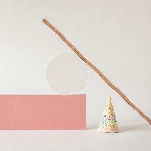 Minimalist abstract circles representing harmony