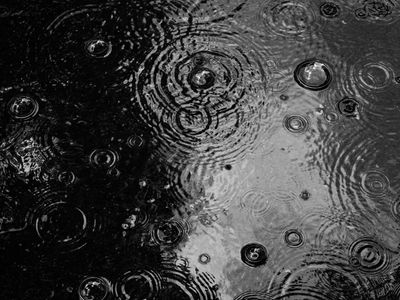 Water surface ripples abstract